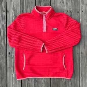 L.L. bean 1/4 snap pullover airtight knit snap mock neck women's XL pullover